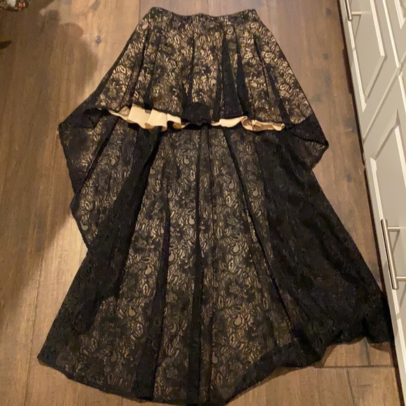 NWOT ALEXIS BENETT Hi Lo Mini Skirt size S - Picture 3 of 6